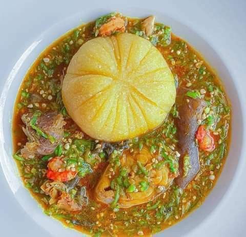 Nshima with Fish Soup